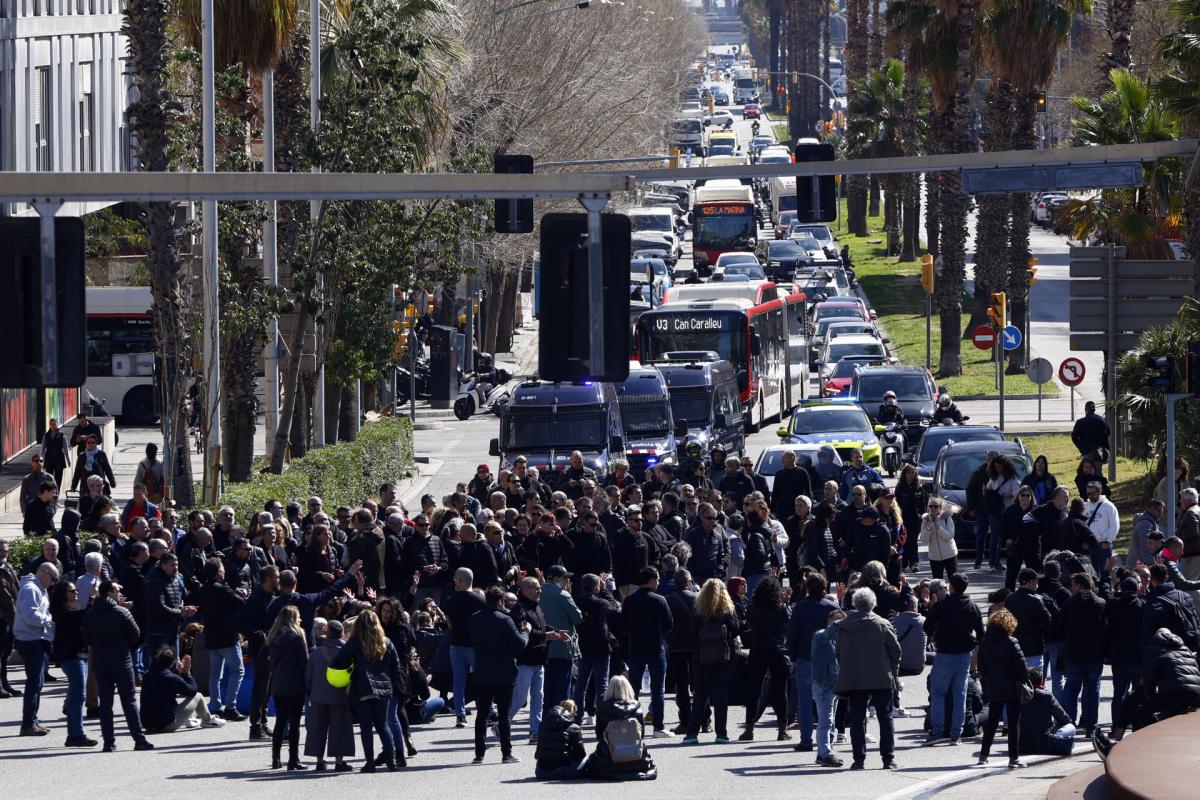 Protestas de funcionarios de prisiones.