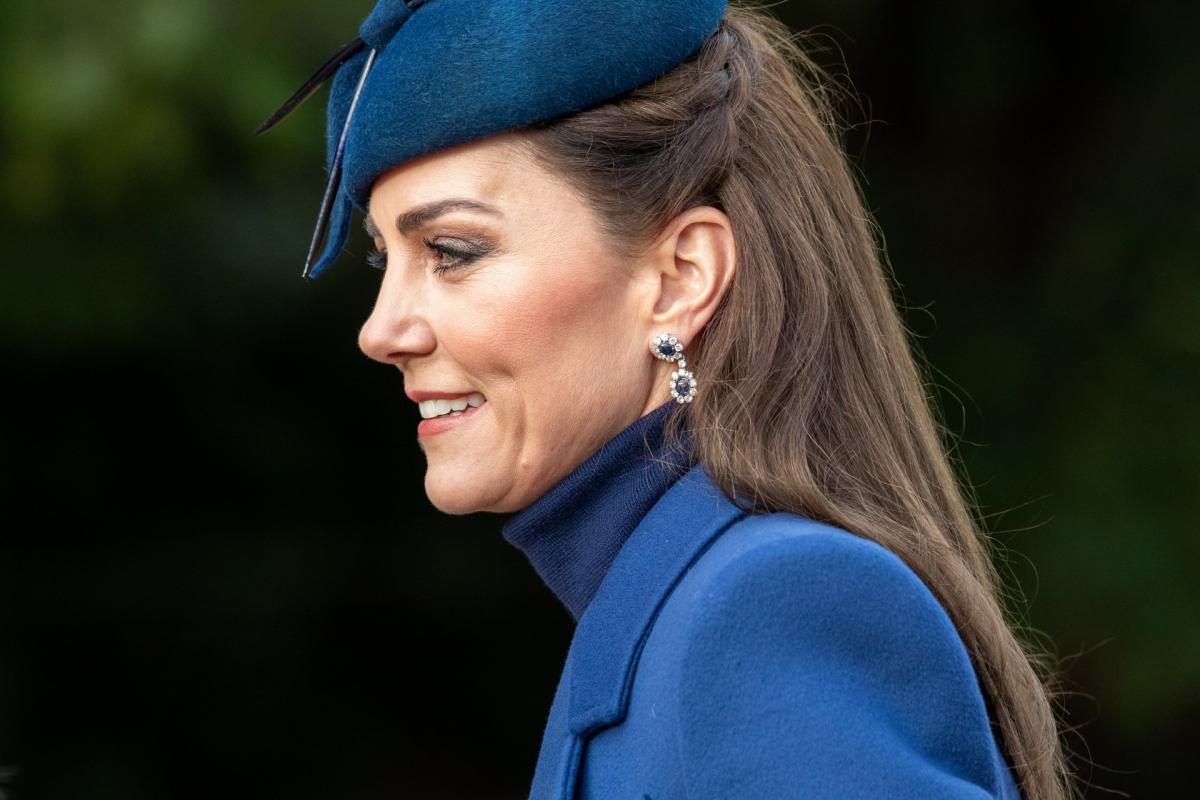 La princesa de Gales, fotografiada el Día de Navidad de 2023 en Sandringham.