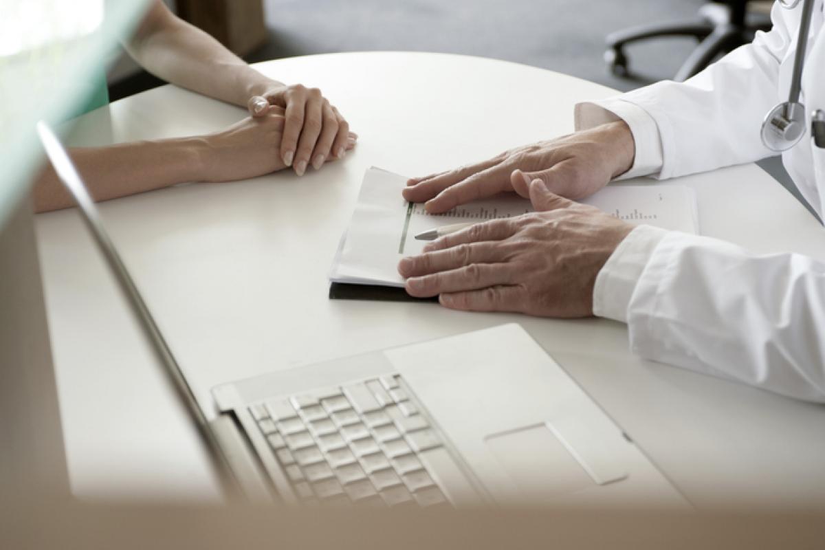 Imagen de archivo de la consulta de un médico.