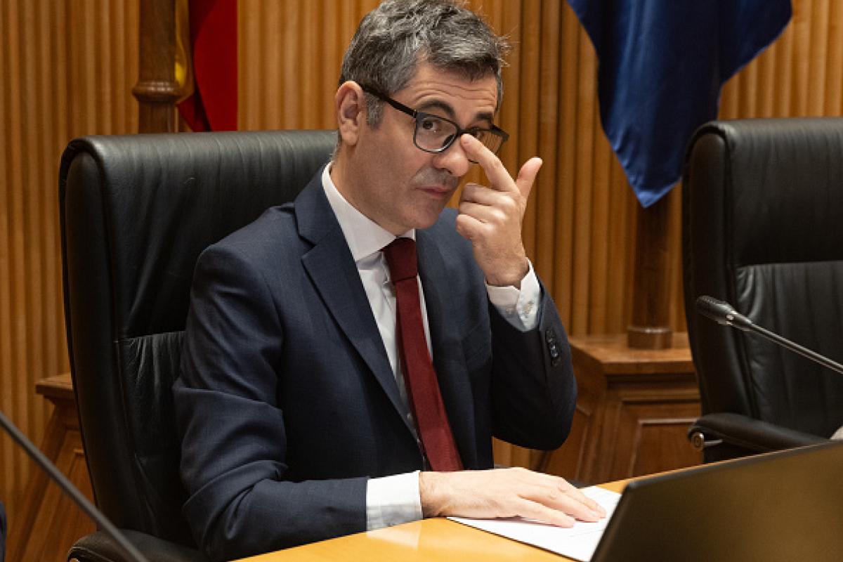 El ministro de Justicia, Presidencia y Relaciones con las Cortes, Félix Bolaños, en una imagen de archivo.