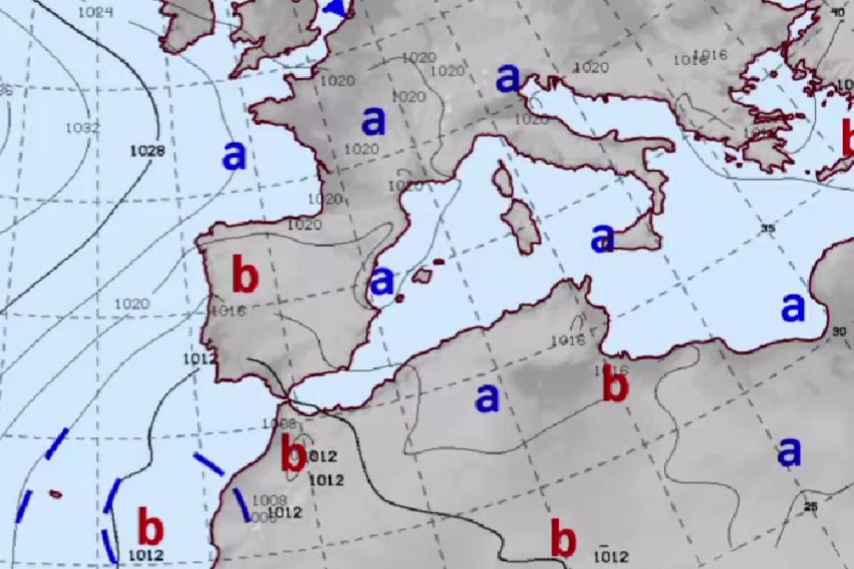 Mapa de AEMET para los próximos días