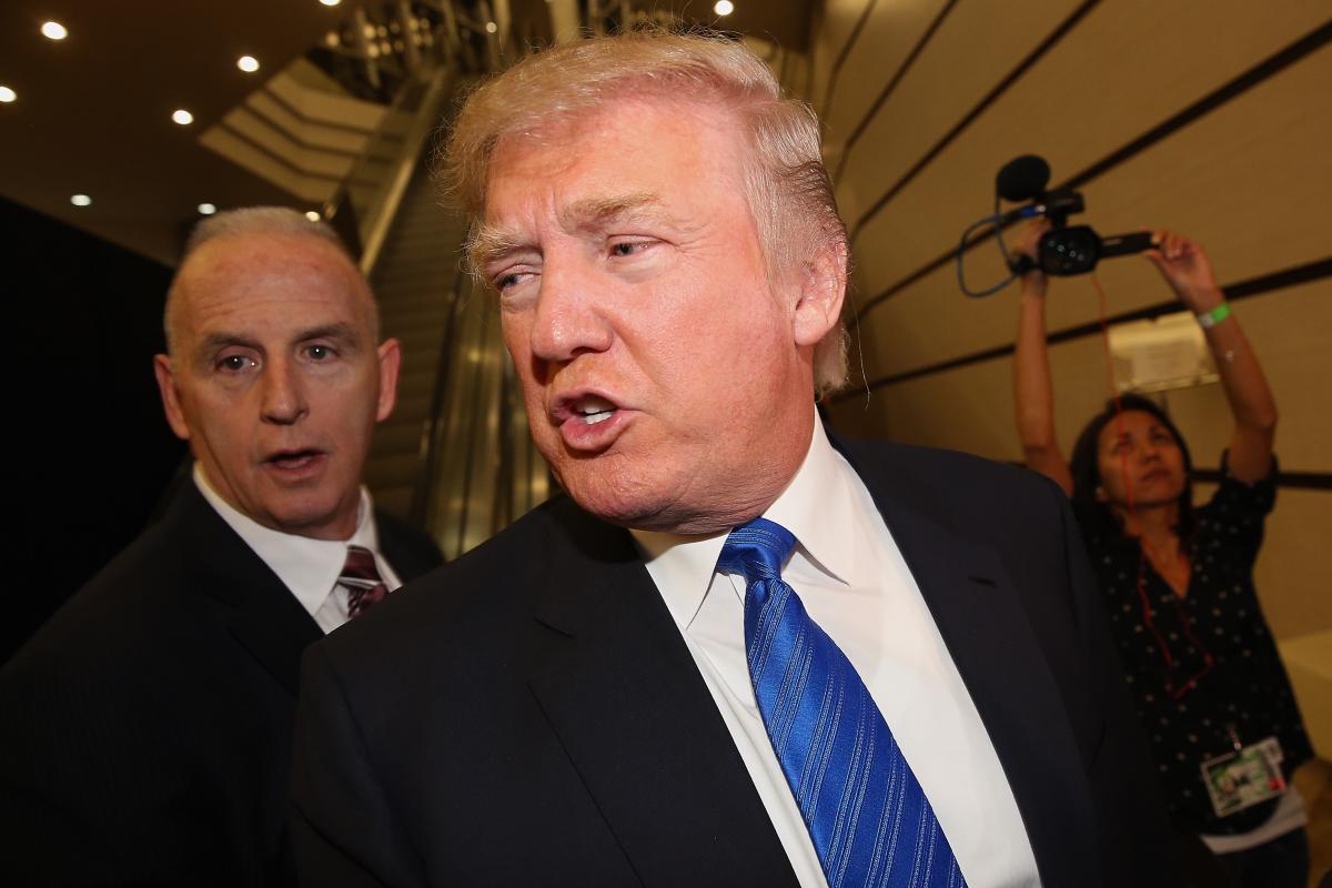 Donald Trump en el Crocus City Hall en 2013.