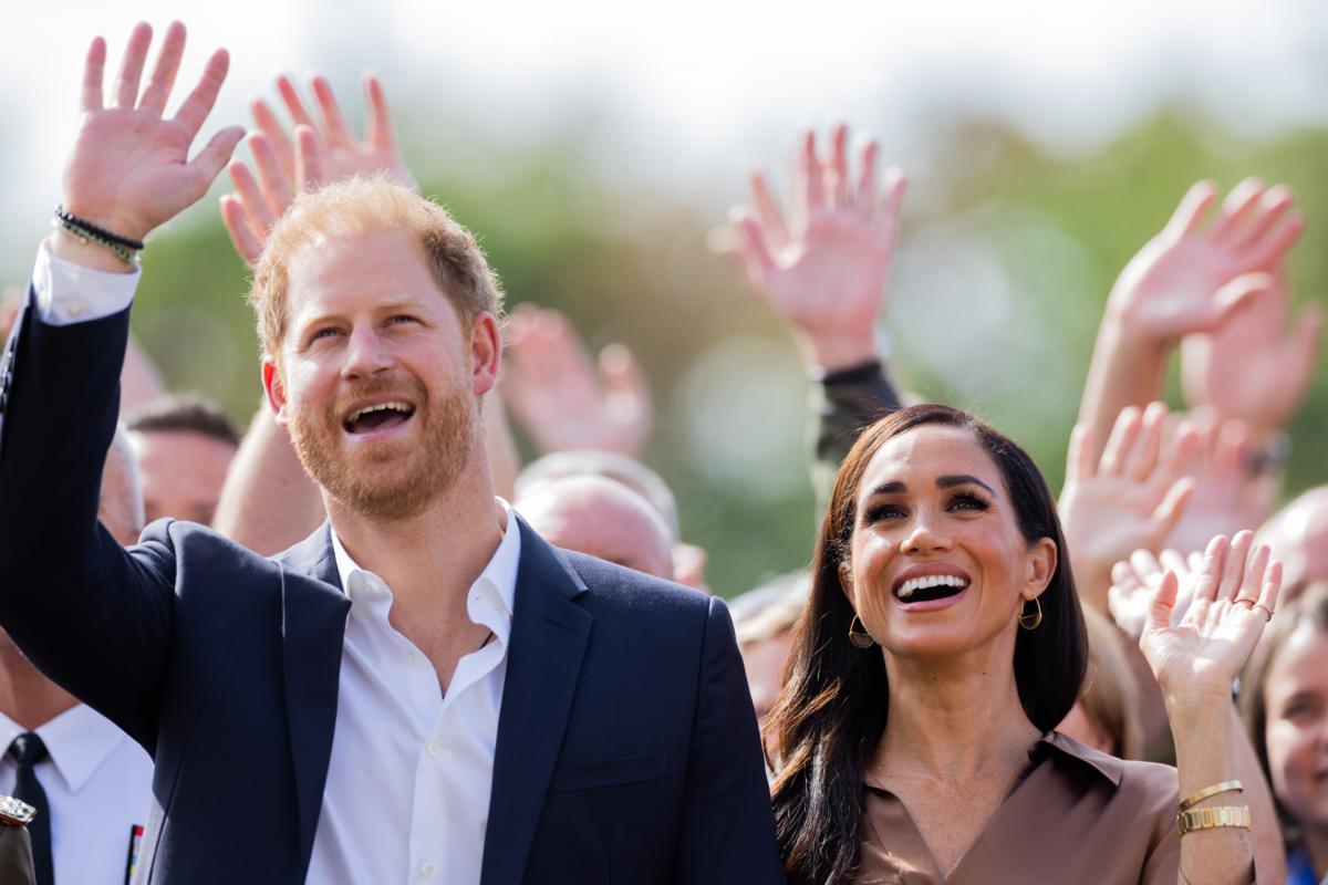 Los duques de Sussex, Harry y Meghan, fotografiados en los últimos Invictus Games.