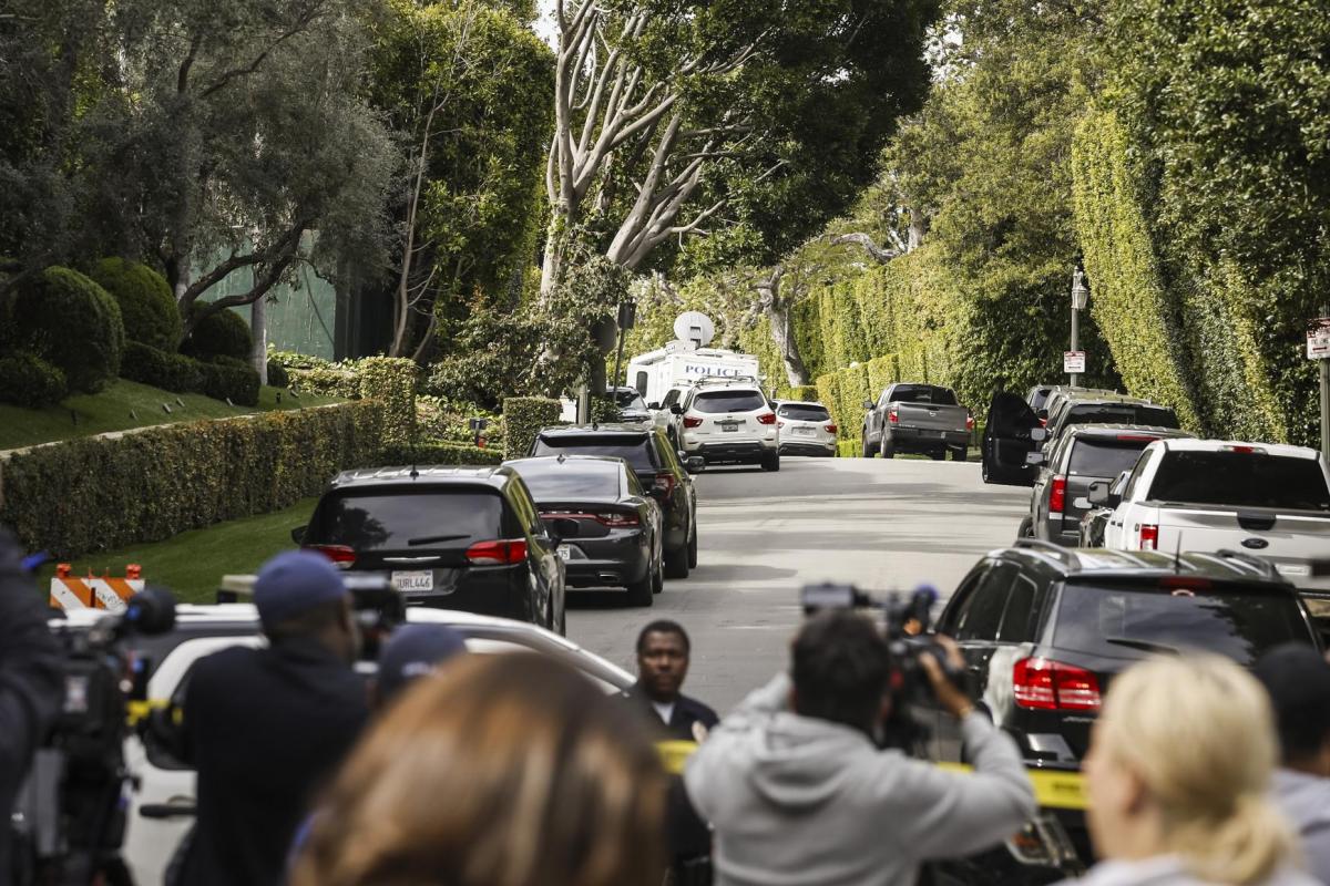 Registro en la casa del rapero Diddy el 26 de marzo de 2024.