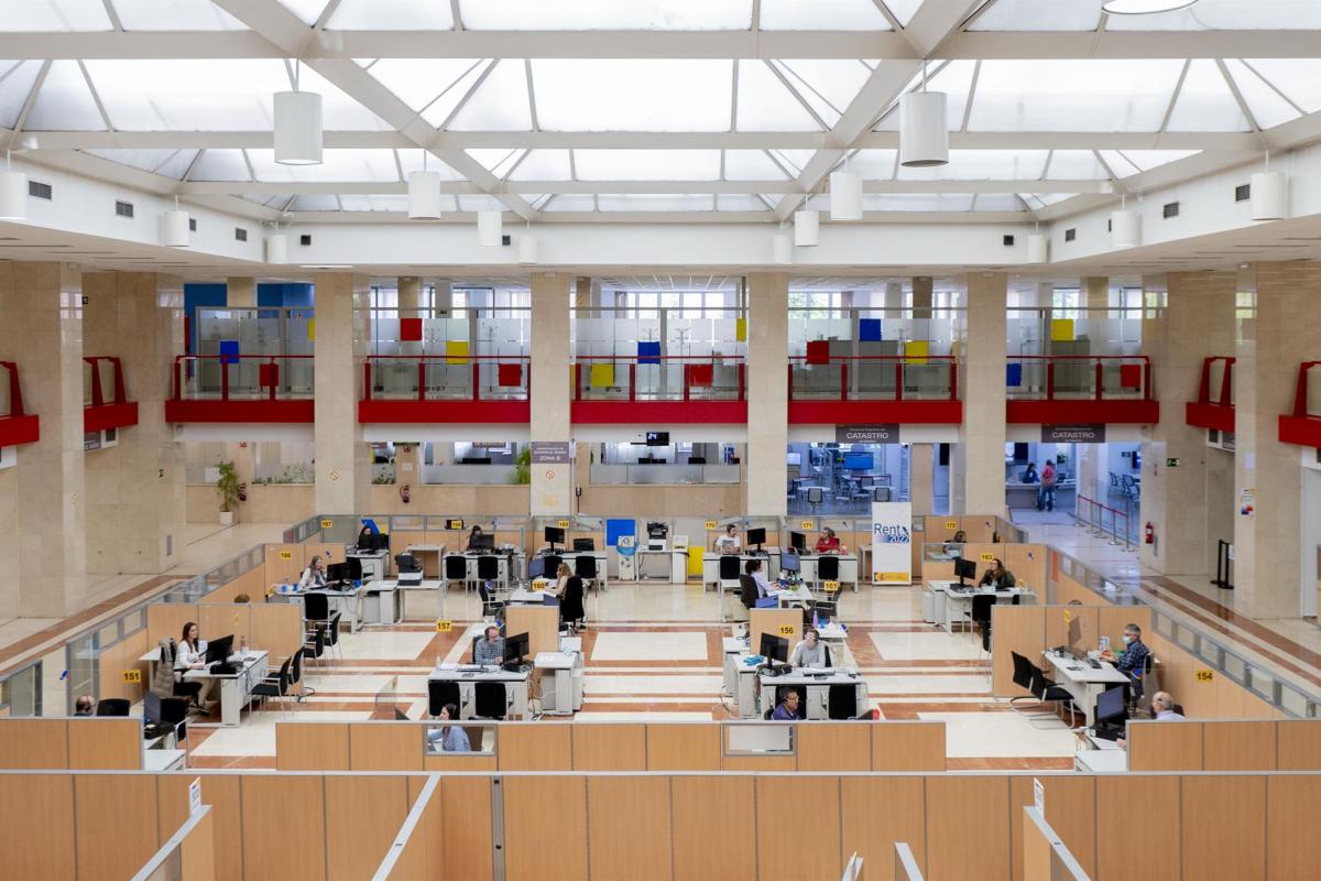 Una oficina de la AEAT.