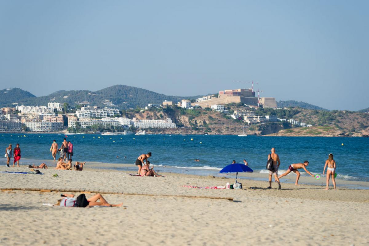 Playa d'en Bossa, en Ibiza.