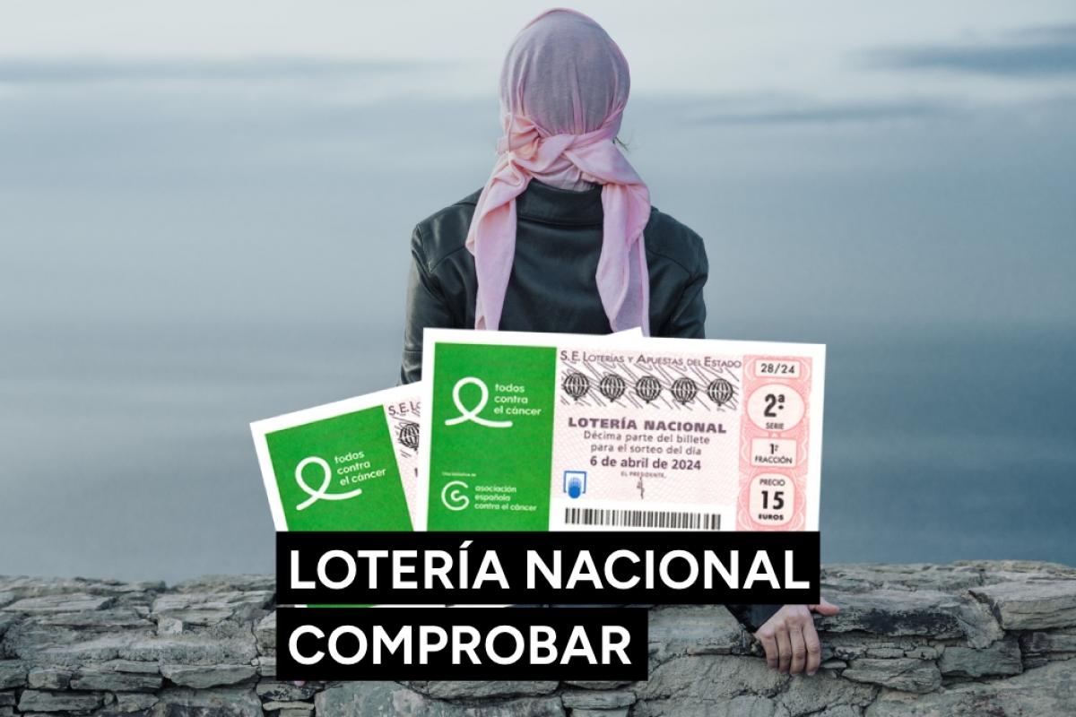 Lotería Nacional hoy sábado 6 de abril en directo: comprobar resultado del Sorteo Extraordinario de la AECC 2024