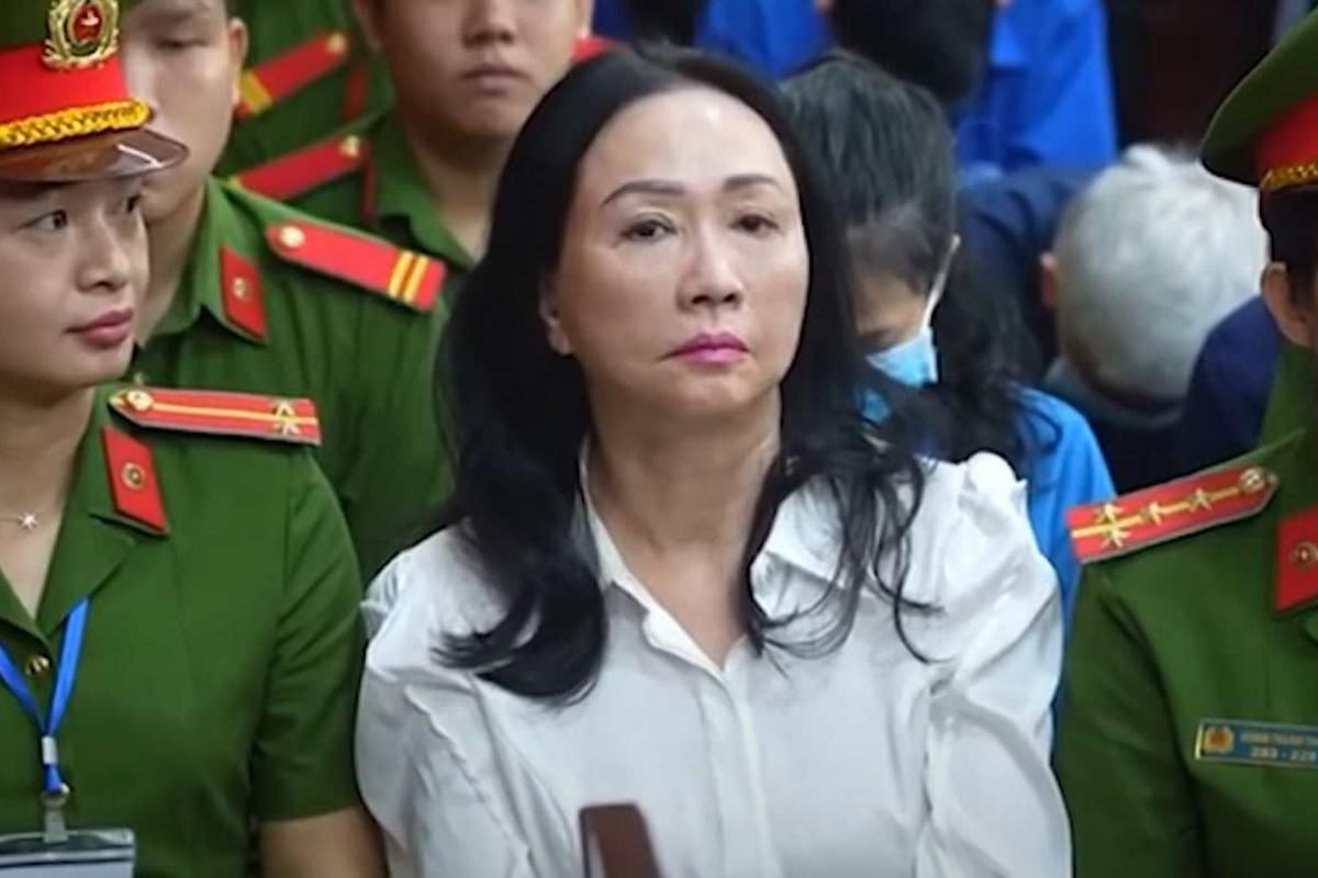 Truong My Lan en el momento de su juicio