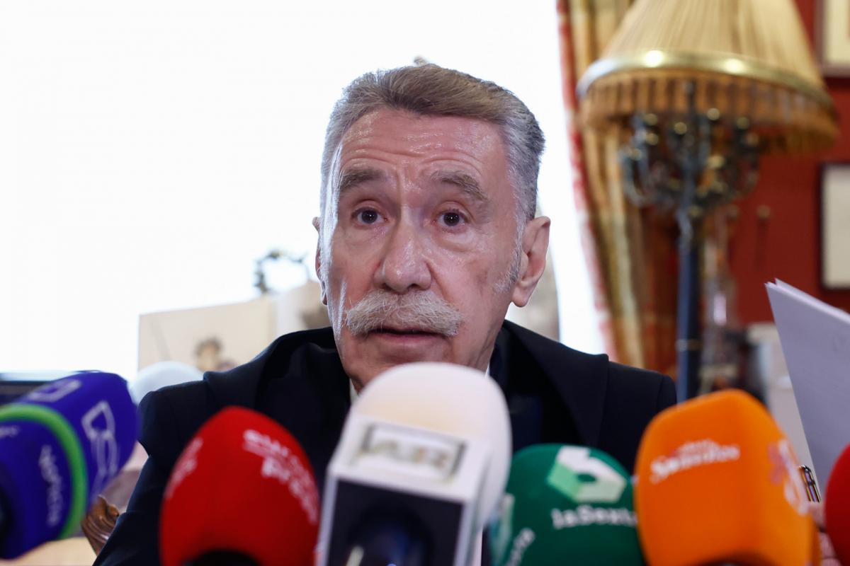 El abogado Marcos García Montes, en una rueda de prensa sobre el caso Sancho el 12 de enero de 2023.