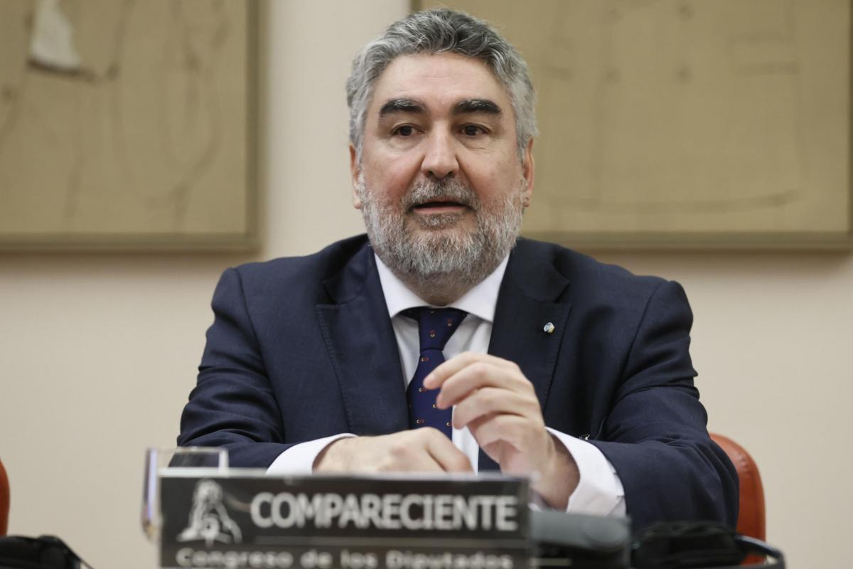 El presidente del Consejo Superior de Deportes (CSD), José Manuel Rodríguez Uribes, interviene en la Comisión de Educación, Formación Profesional y Deportes, en el Congreso.