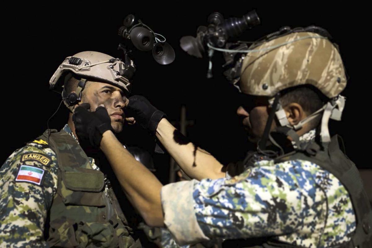 Imagen de archivo del Ejército de Irán en un simulacro