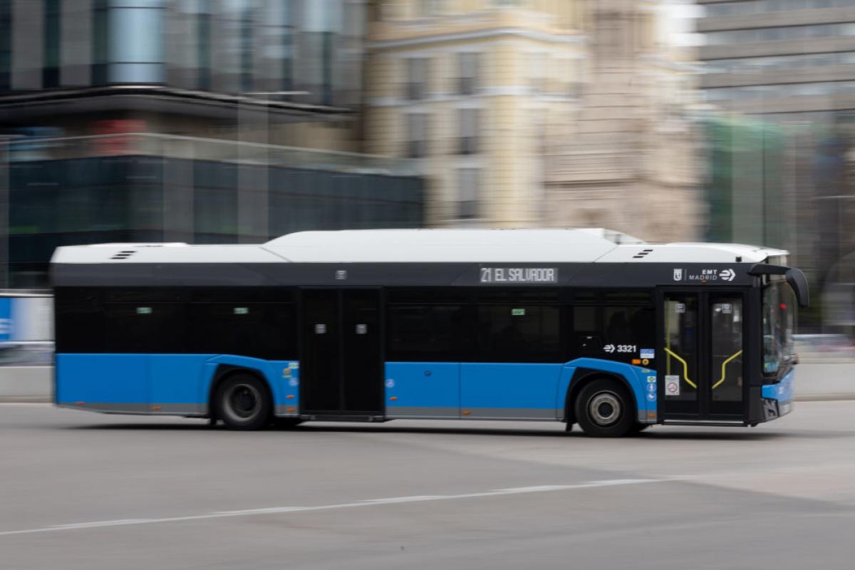 Un autobús de la EMT, en una imagen de archivo