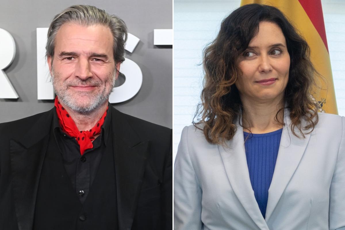 Alberto San Juan e Isabel Díaz Ayuso