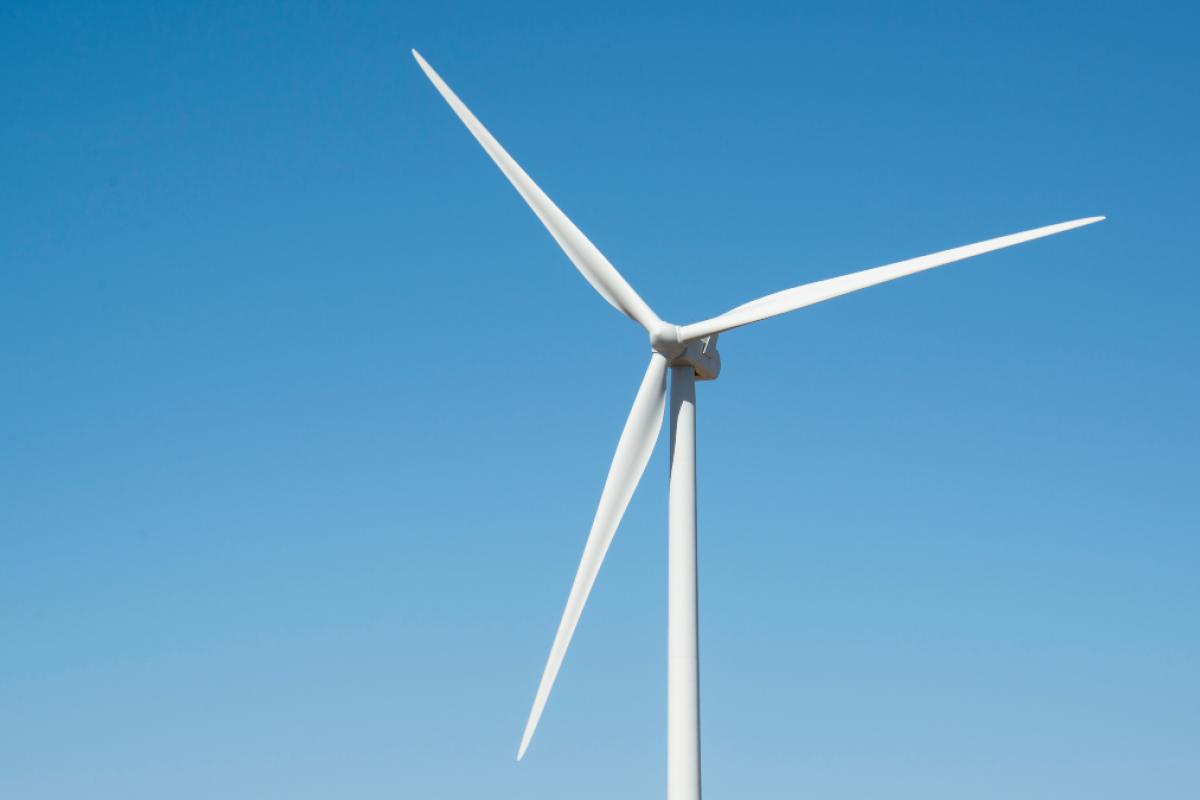 Imagen de un aerogenerador