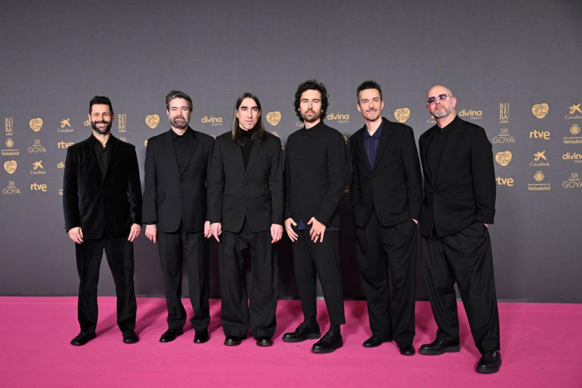 Vetusta Morla en los Premios Goya 2024 en Valladolid.