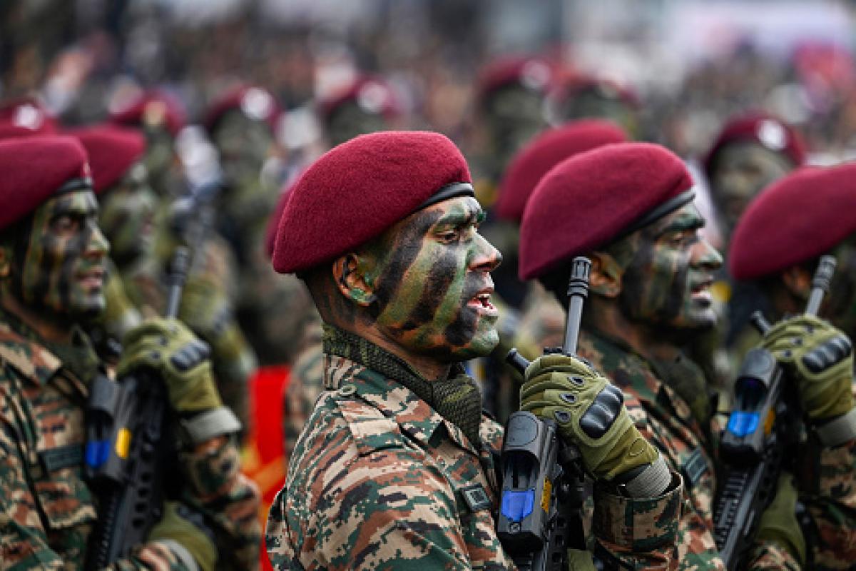 Imagen de archivo de soldados de élite del país en cuestión.