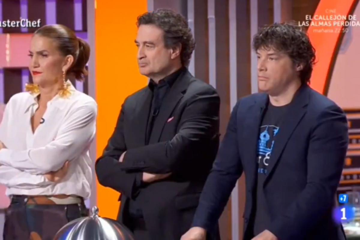 El jurado de 'MasterChef' tras el abandono de Tamara