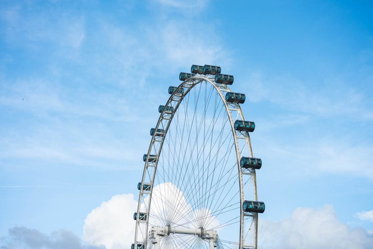 Foto de archivo de una noria.