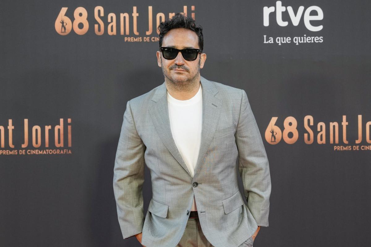 Juan Antonio Bayona, en los premios Sant Jordi de Cinematografía el 24 de abril de 2024.