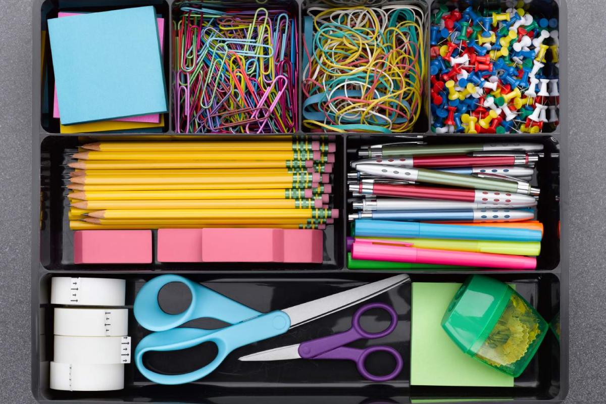 Típicos utensilios de papelería