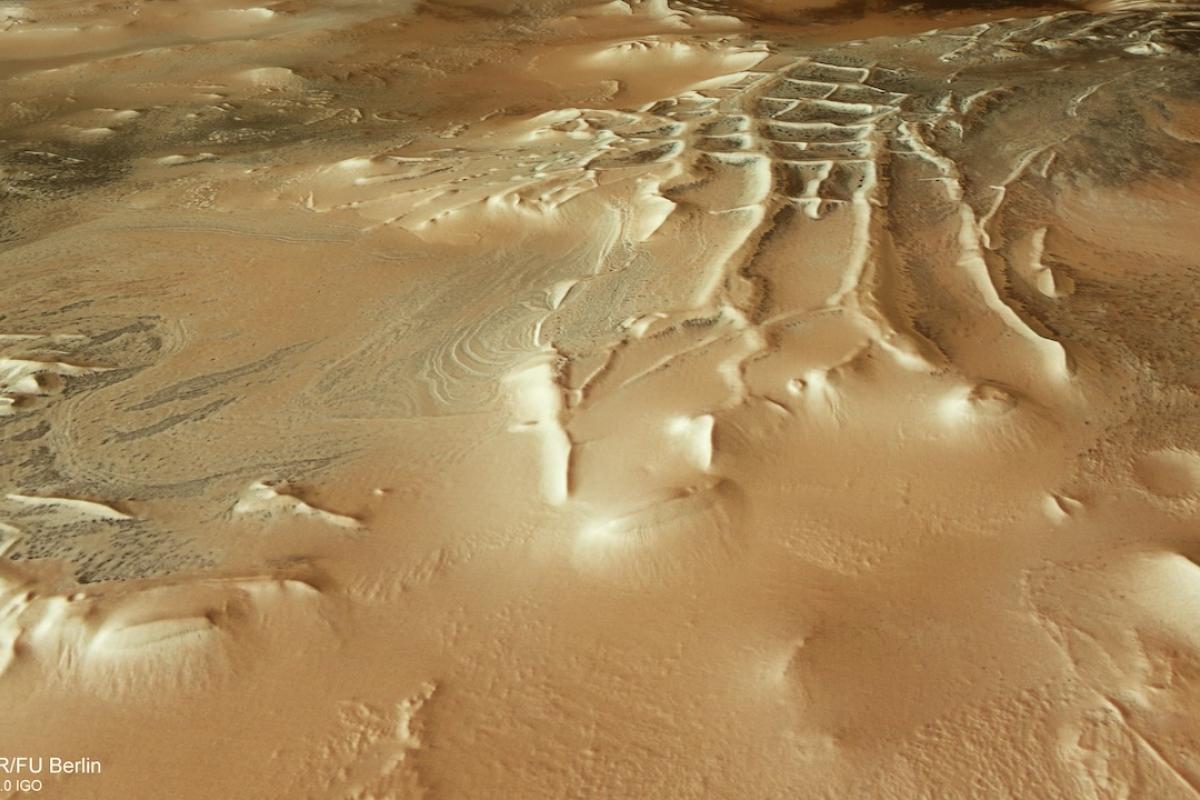 Perspectiva de la Ciudad Inca de Marte