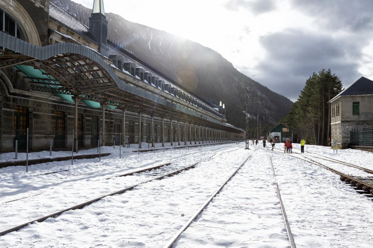 La estación de Canfranc, en una imagen de archivo.
