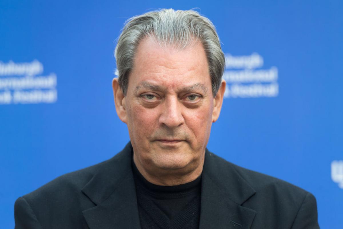 Paul Auster, fotografiado en Edimburgo en 2017.