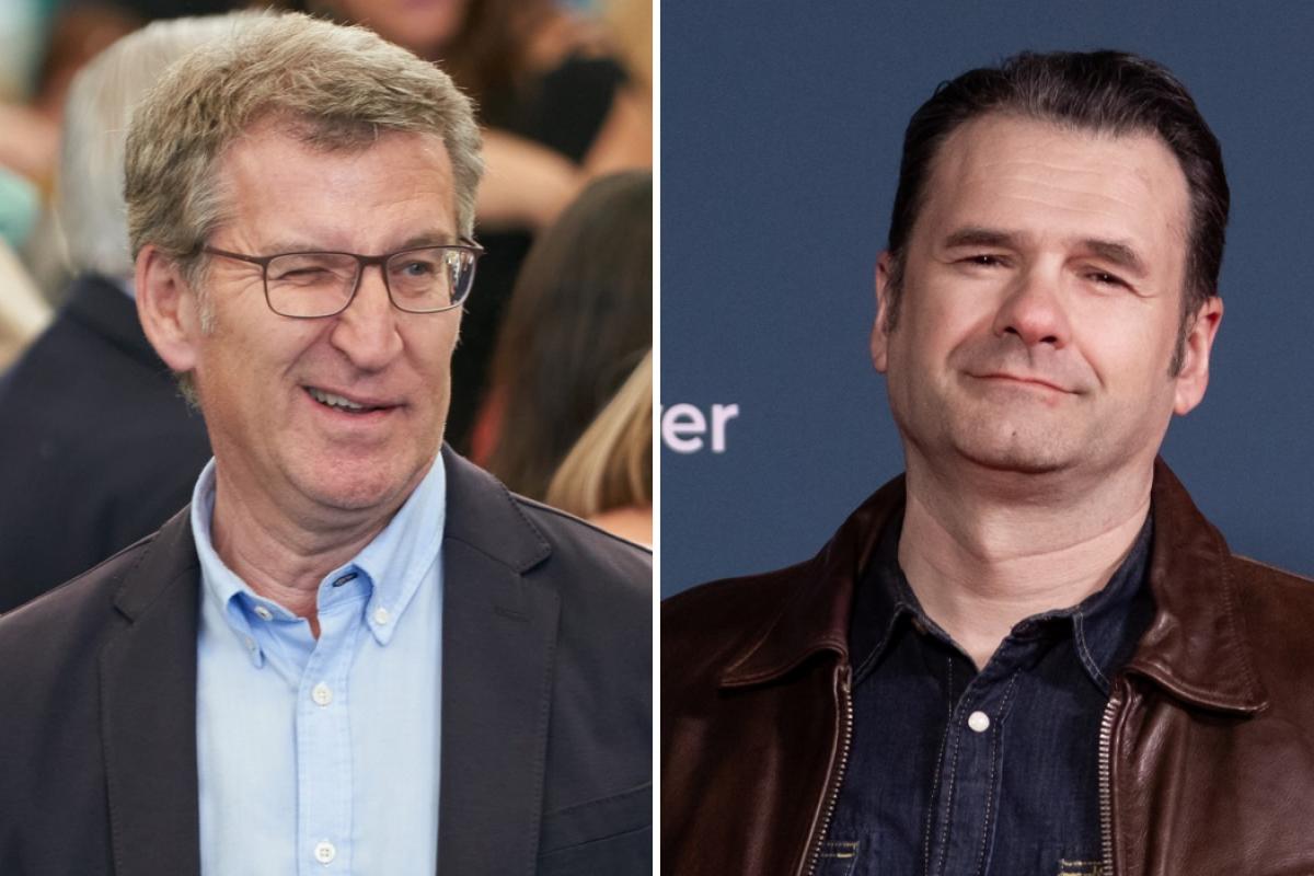 Alberto Núñez Feijóo e Iñaki López.