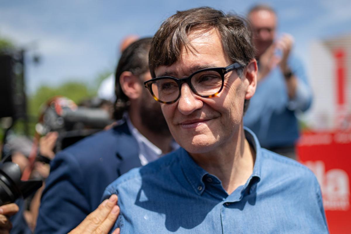 Salvador Illa será, según las encuestas, el ganador de las elecciones en Cataluña.