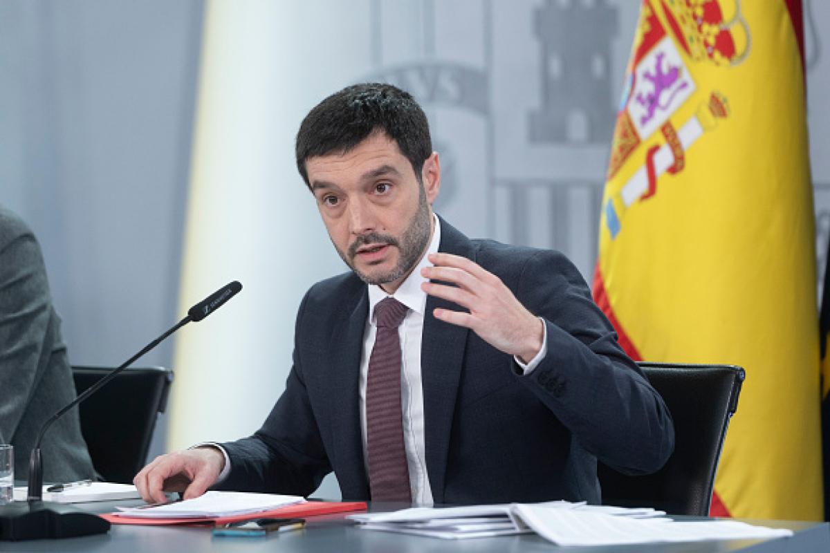 Pablo Bustinduy, ministro de Derechos Sociales, Consumo y Agenda 2030; en una imagen de archivo.
