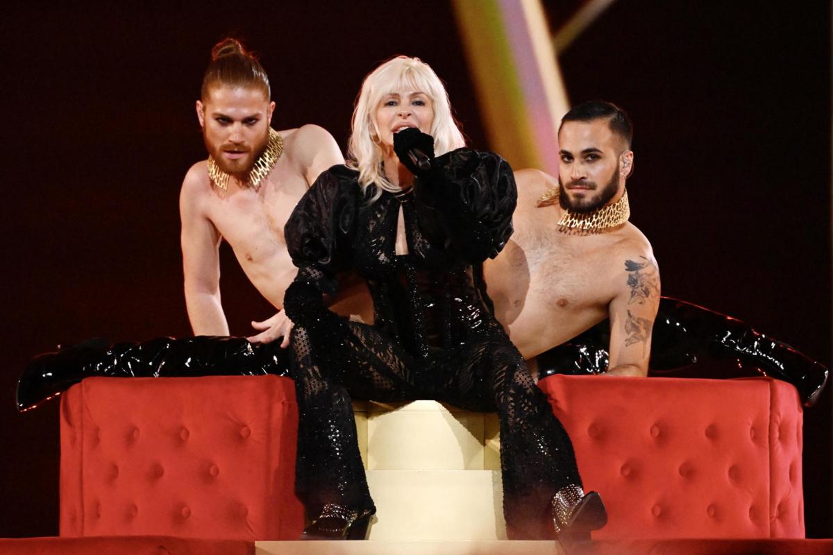 Actuación de Nebulossa en Eurovisión 2024.