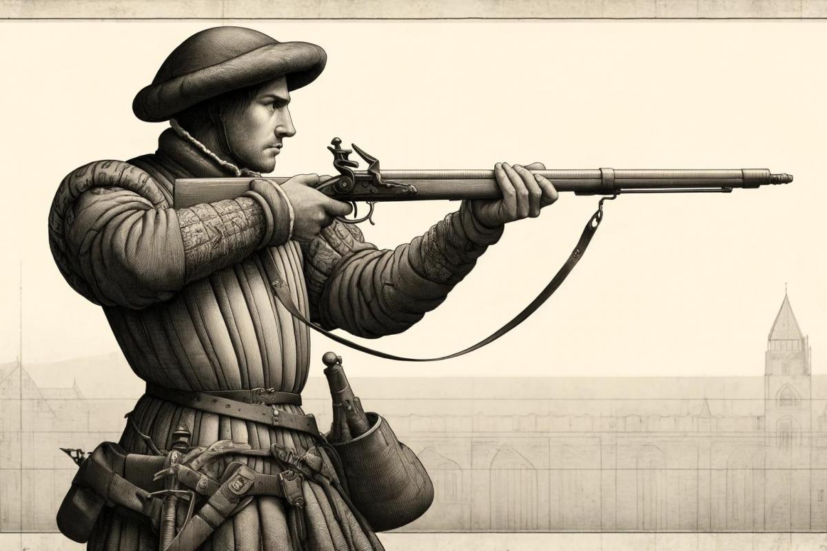 Representación libre de un soldado del Tercio español