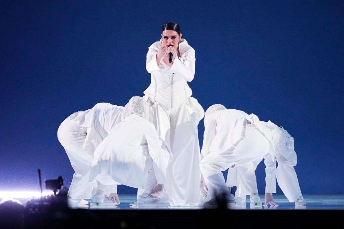 Iolanda, de Portugal, en la final de Eurovisión 2024.