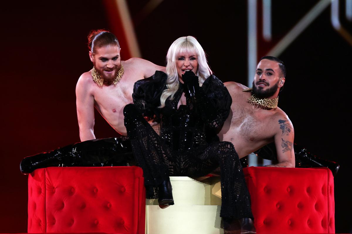 La actuación de Nebulossa en Eurovisión.
