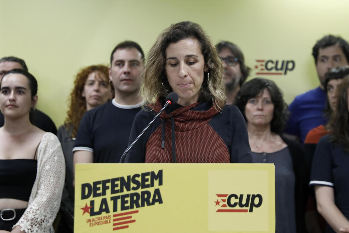 La candidata de la CUP a la Generalitat, Laia Estrada, valoró los resultados obtenidos por la formación política este domingo en las elecciones catalanas.