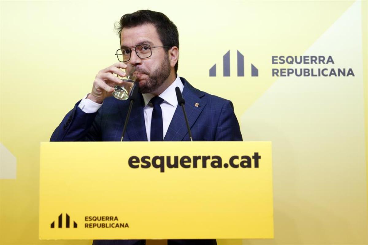 Pere Aragonès, pasando el trago del día después