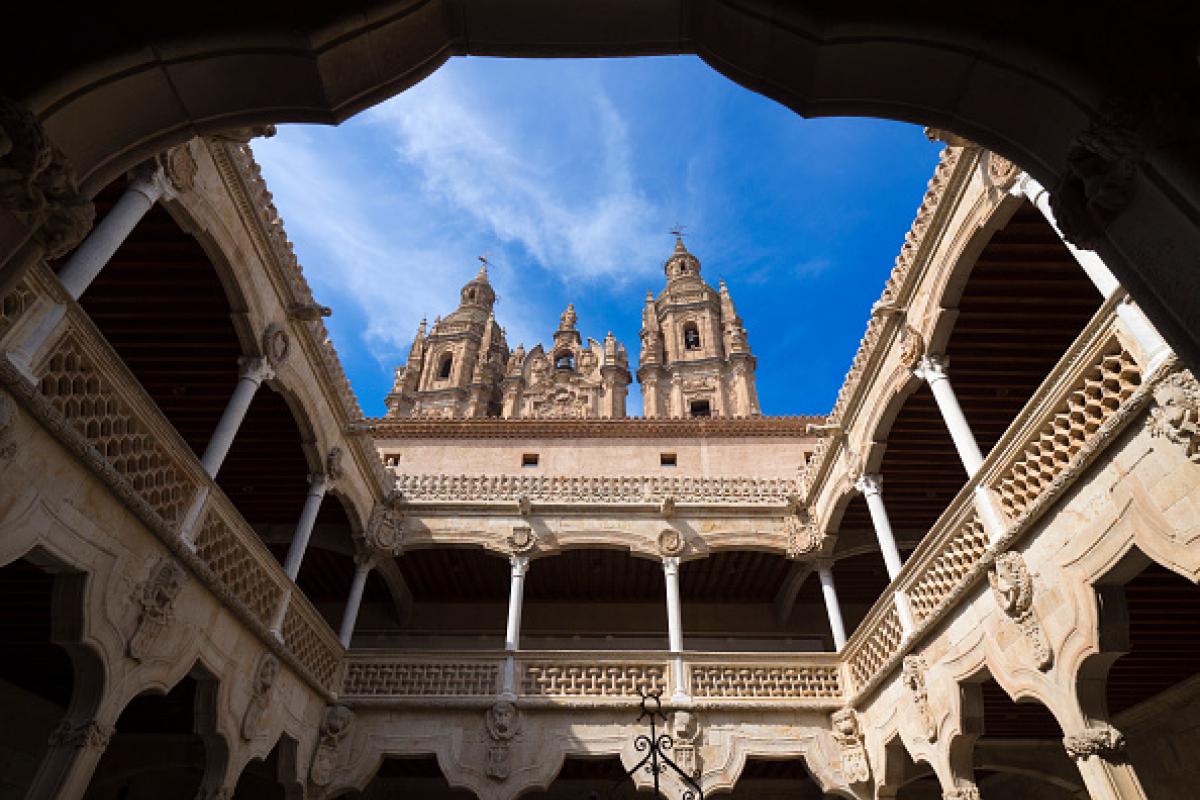 Imagen de archivo de uno de los edificios históricos de la Universidad de Salamanca.