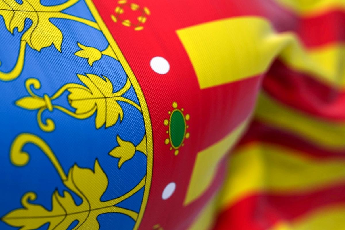 Bandera de la Comunidad valenciana.