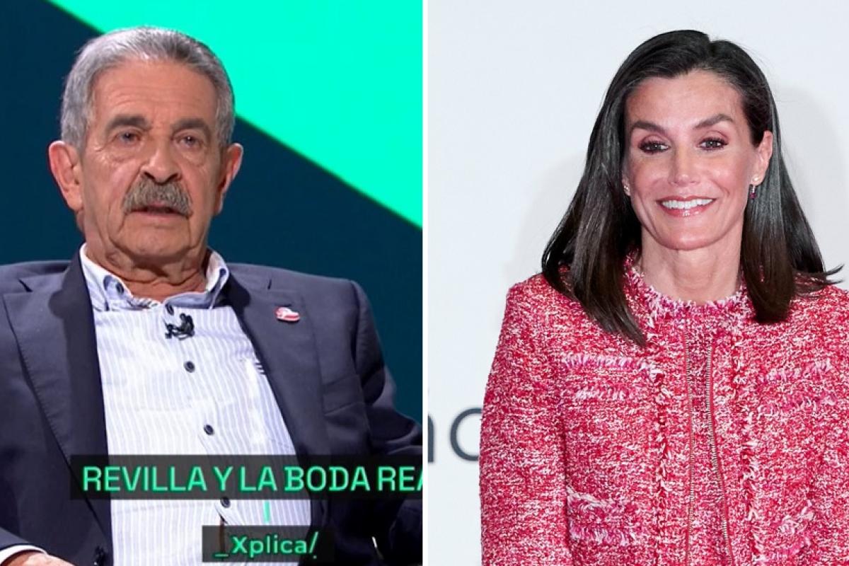 Miguel Ángel Revilla y la reina Letizia
