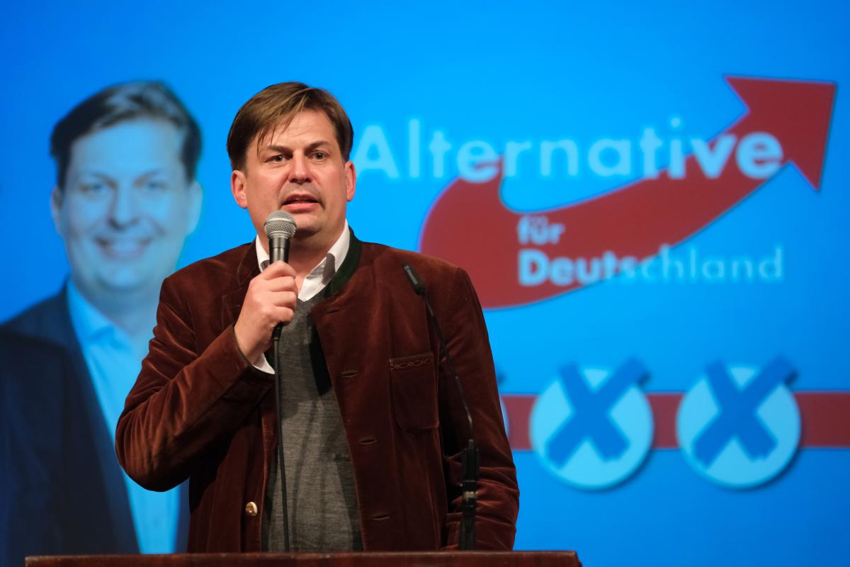 Maximilian Krah, del partido político de extrema derecha Alternativa para Alemania (AfD).