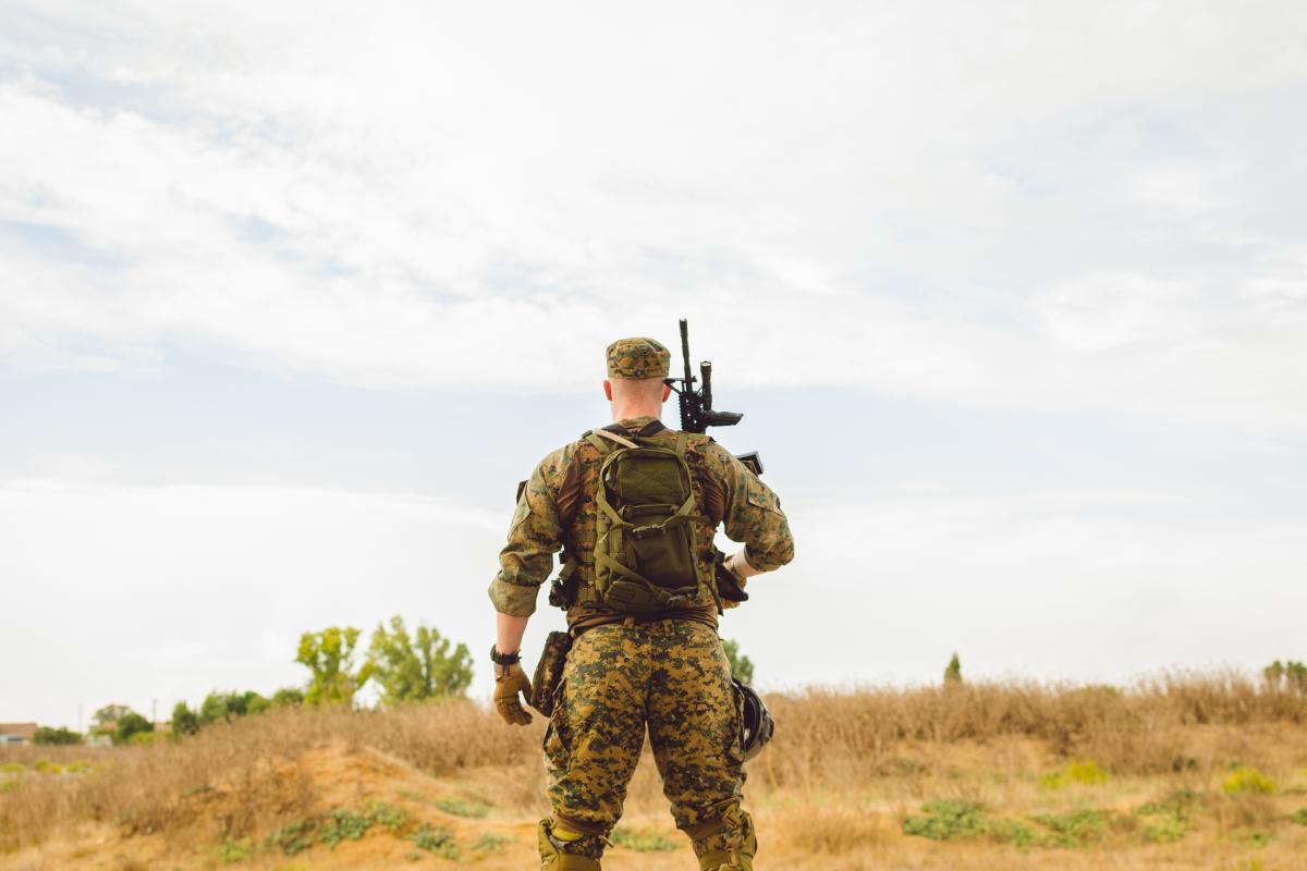 Un militar del ejército.