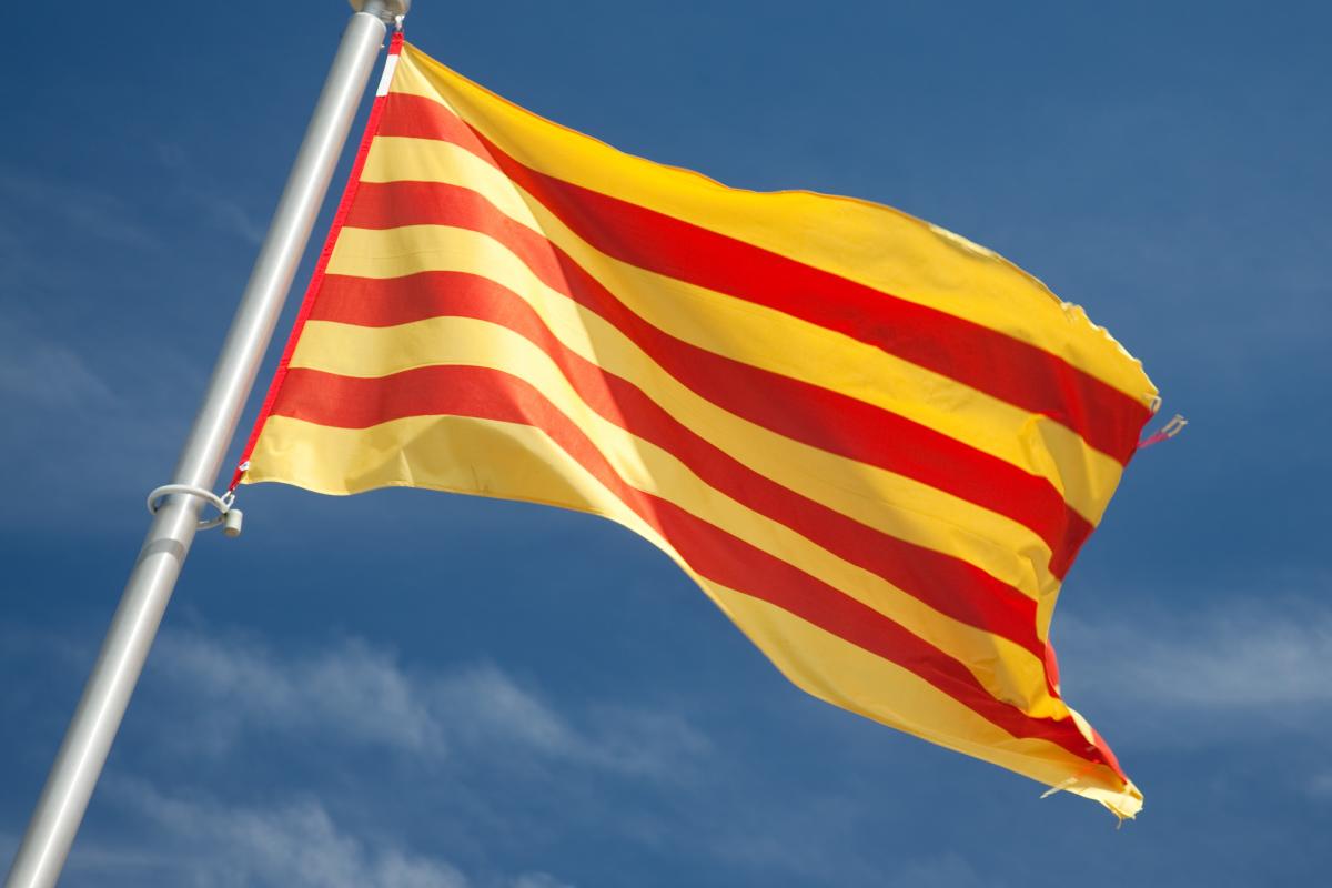 Bandera de Cataluña.