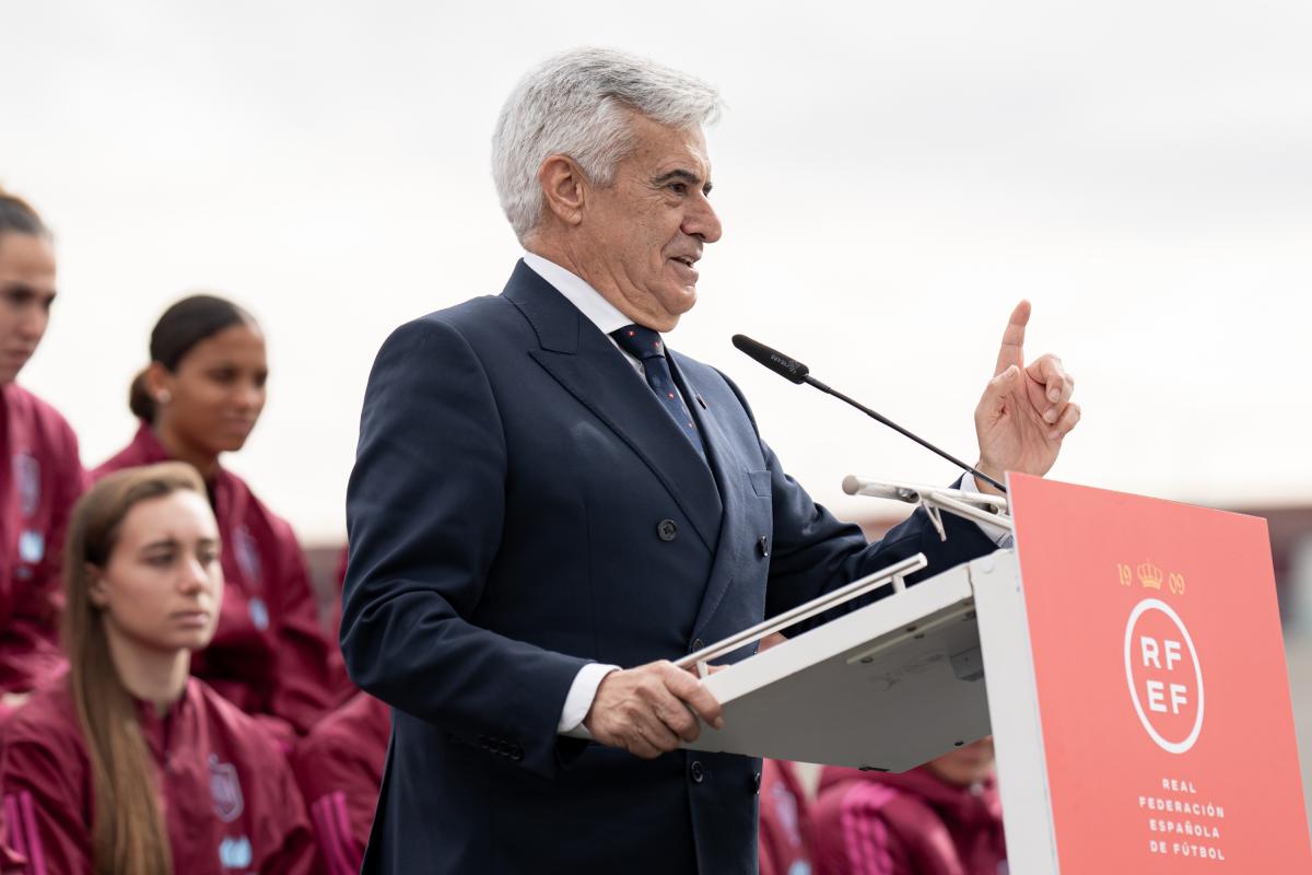 El presidente de la RFEF, Pedro Rocha.