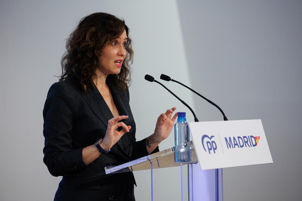 La presidenta de la Comunidad de Madrid, Isabel Díaz Ayuso, en una imagen de archivo.