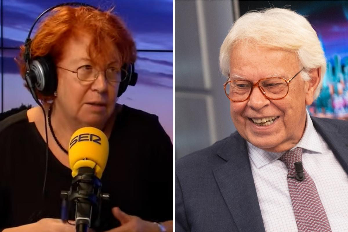 Rosa Villacastín y Felipe González.