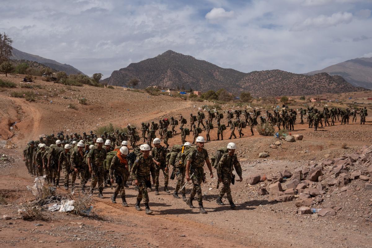Tropas de Marruecos.