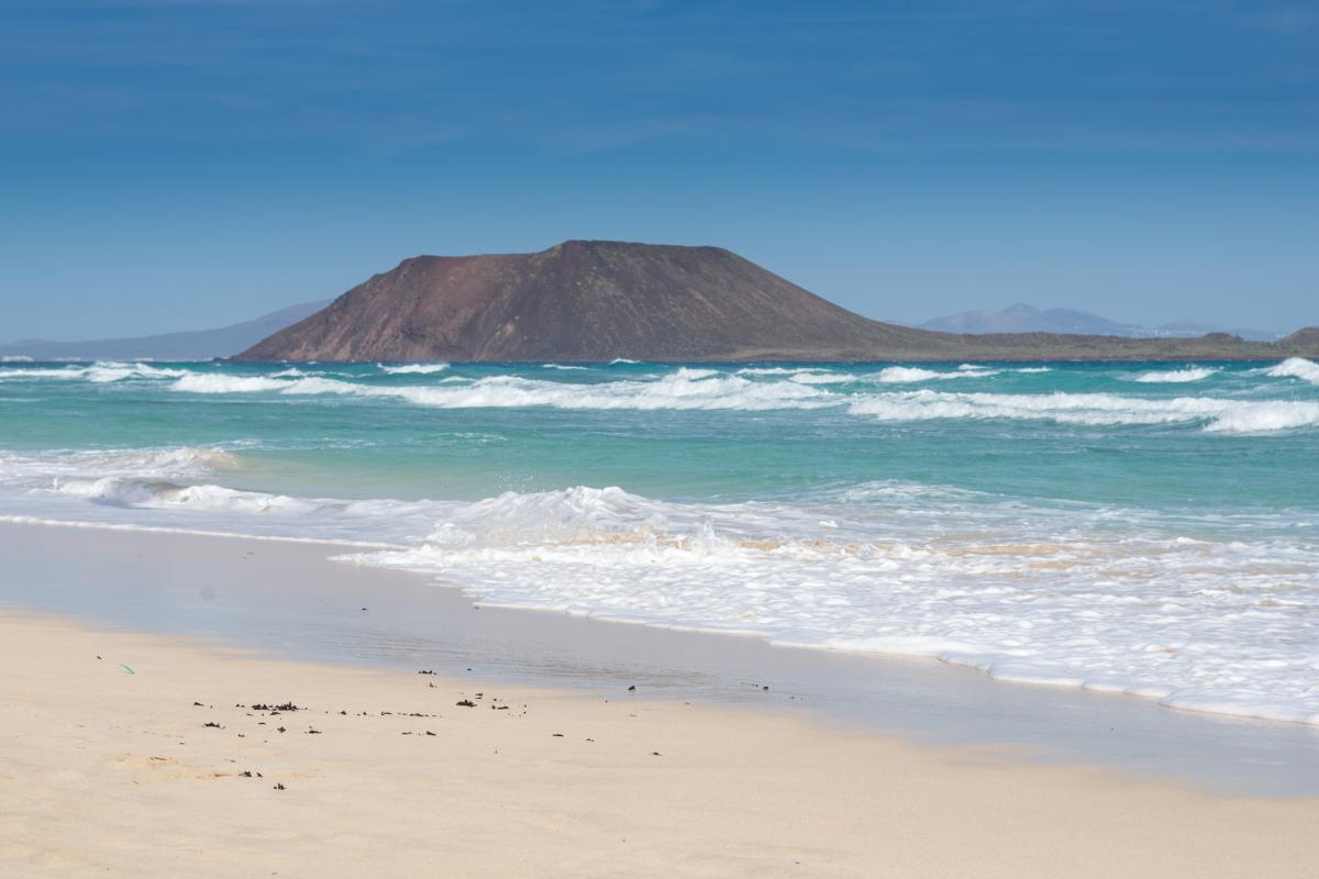 Imagen de archivo de Islote de Lobos, en las Canarias.