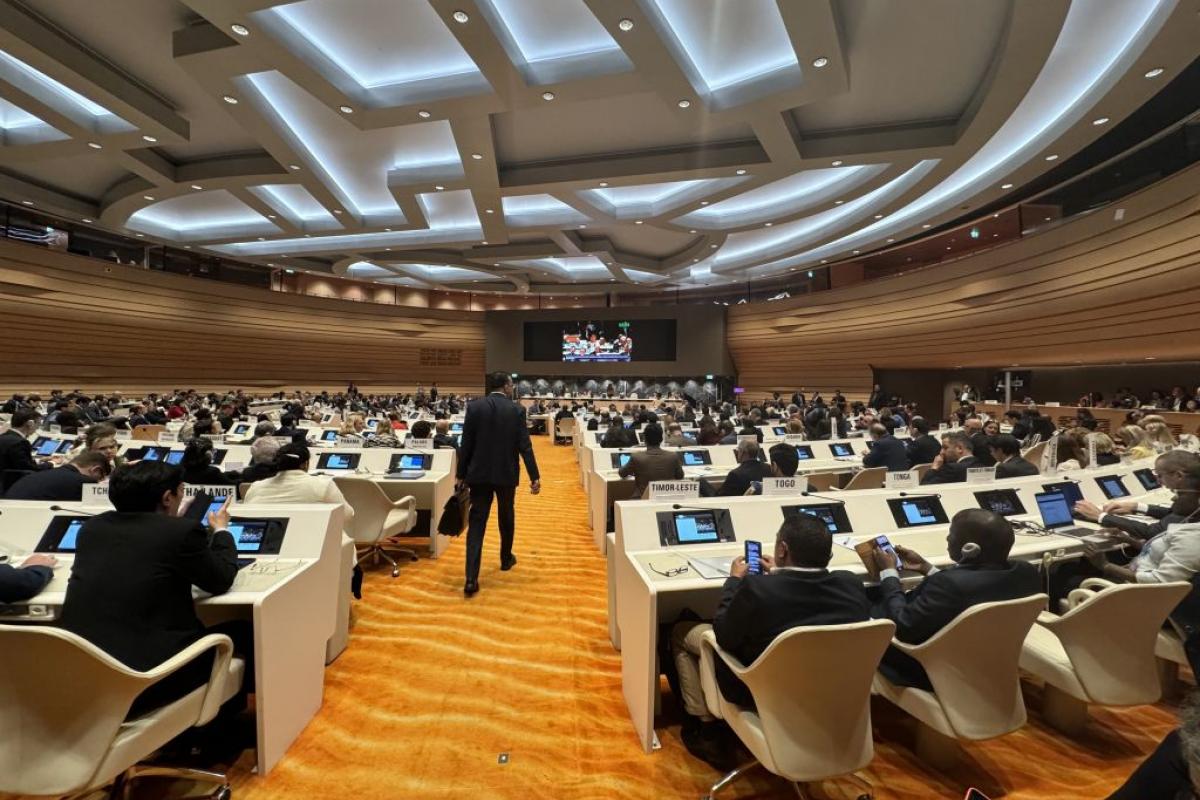 Asamblea Anual número 77 de la OMS, que se celebra en Ginebra.