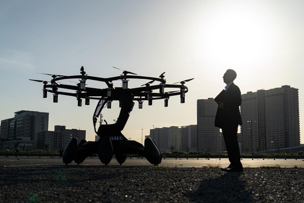 Imagen de archivo de un VTOL, en Tokio.