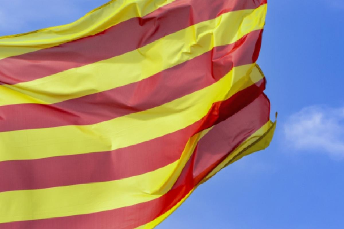 Bandera de Cataluña.